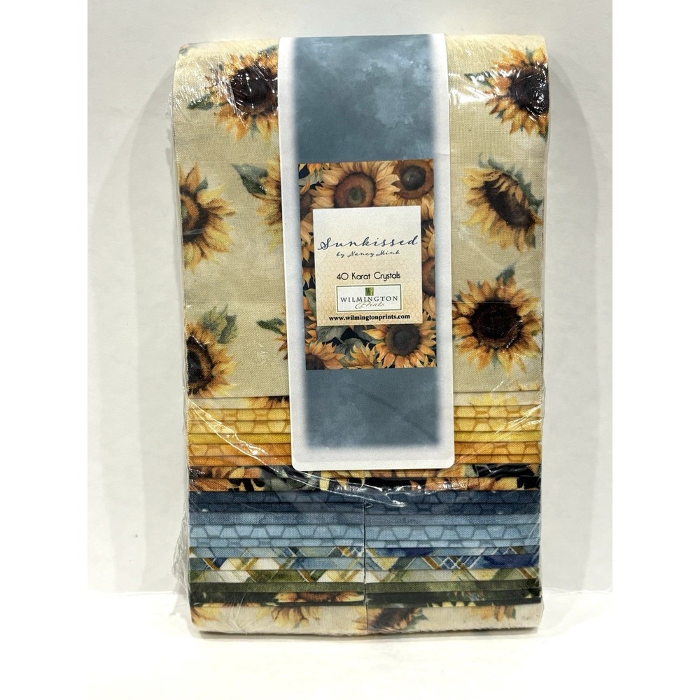 Wilmington Prints Sunkissed 40 Karat Gems 2.5" Fabric Strips 40 Pc New Sealed